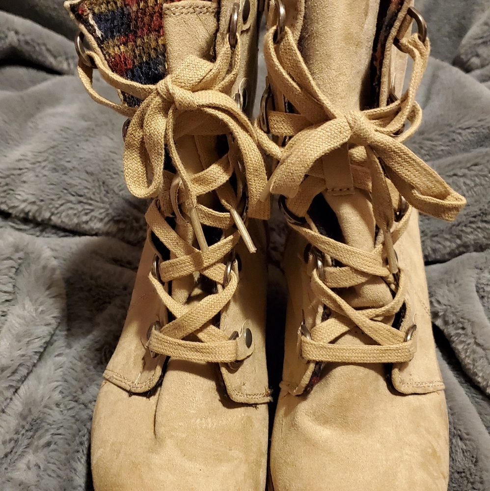Cute tan boots